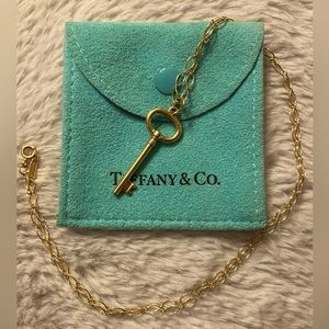 Tiffany & Co. Gold Key necklace